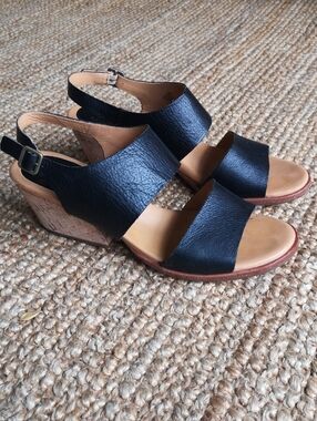 Kork-Ease leather heeled sandals